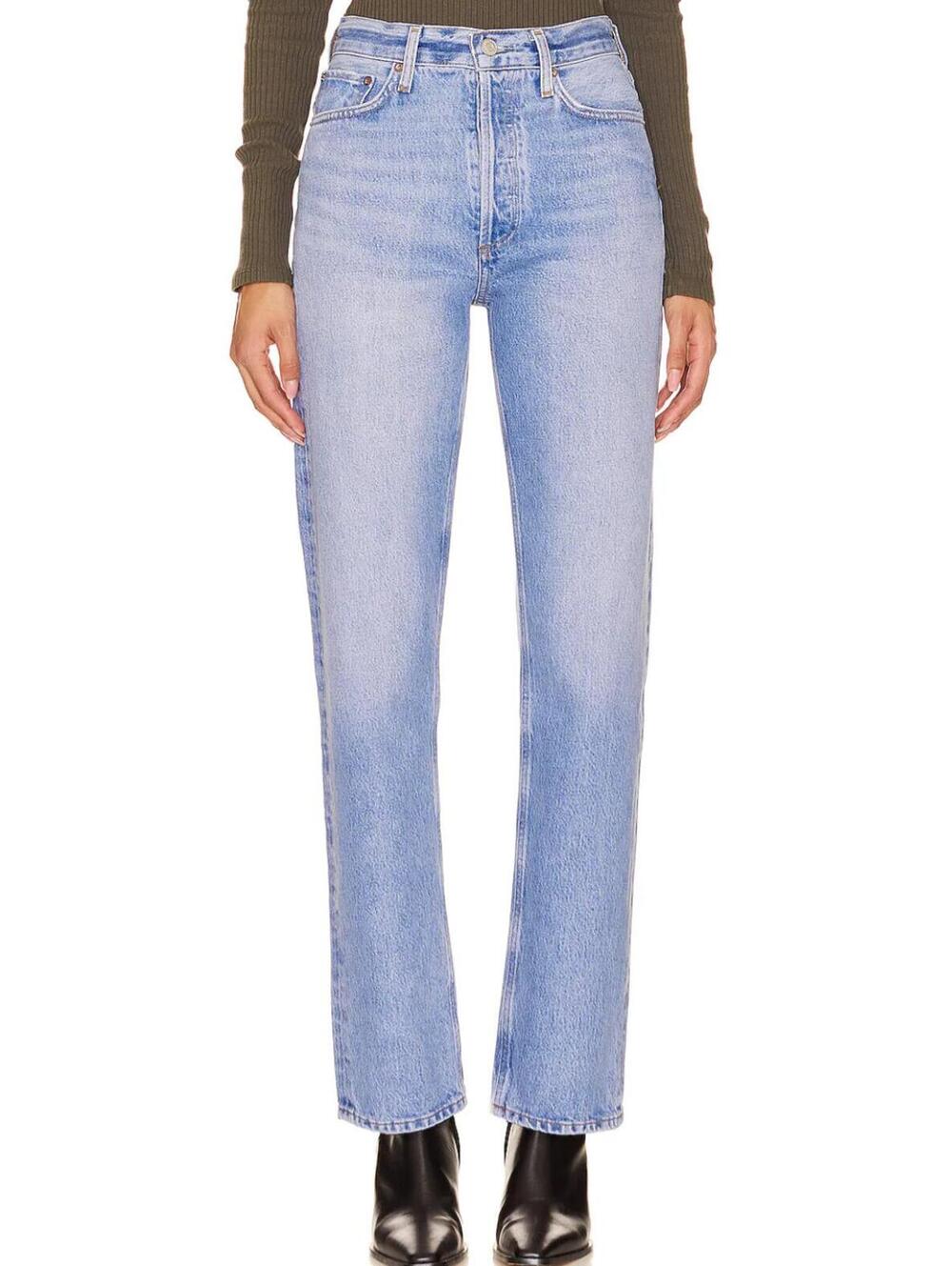 AGOLDE light wash pinch waist jeans sz 27